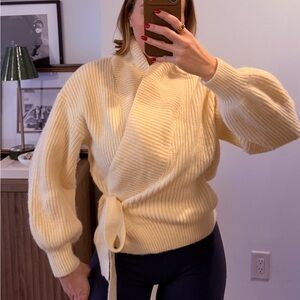 Wrap Knit Sweater
